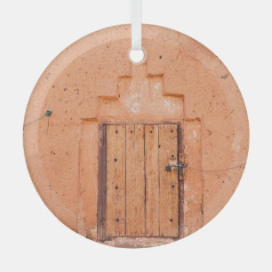 Traditionelle marokkanische Holzfenstertextur Ornament Aus Glas