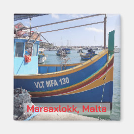 Traditionelle Marsaxlokk Boats, Malta Souvenir Magnet