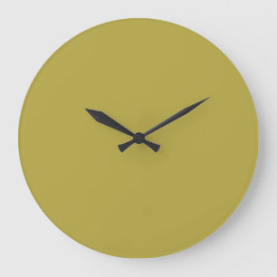 Traditionelle Messingfarbe Große Wanduhr