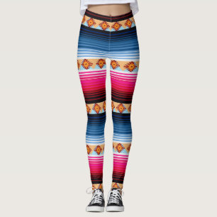 Traditionelle mexikanische Blanket-Leggings Leggings