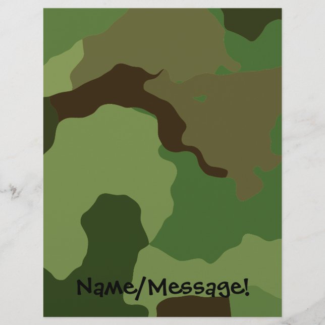 Traditionelle militärische Tarnung (Vorderseite)