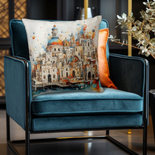 Traditionelle moderne Abstrakte italienische Archi Kissen