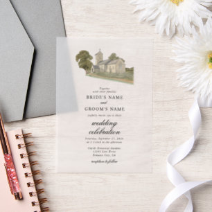 Traditionelle Monogramm-Hochzeit der Wasserfarbenk