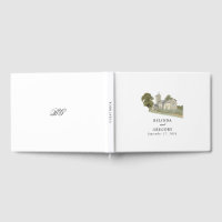 Traditionelle Monogramm-Hochzeit der Wasserfarbenk