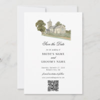 Traditionelle Monogramm-Hochzeit der Wasserfarbenk
