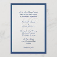 Traditionelle Monogrammhochzeit des