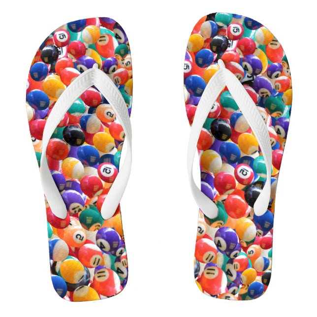 Traditionelle Nachtballfarben, Dinge Flip Flops (Fußbett)