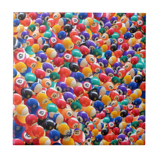 Traditionelle Nachtballfarben, Keramik Tile Fliese (Vorderseite)