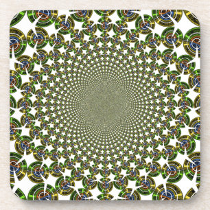 Traditionelle Nahtlose Haie Getränkeuntersetzer