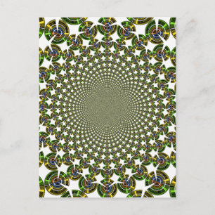Traditionelle Nahtlose Haie Postkarte