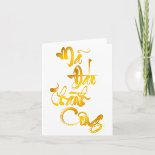 Traditionelle Neujahrs-Calligraphy zum Tet-Feierta Karte