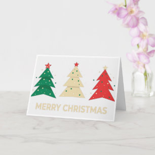 Traditionelle nordische frohe Weihnachtskarte Karte