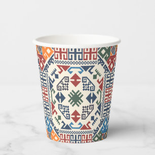 Traditionelle Palästina Stickerei täreez boho Pappbecher