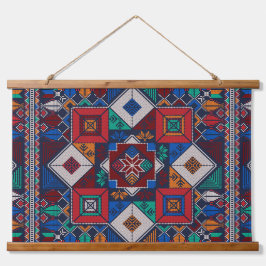 Traditionelle Palästina Stickerei täreez bunt Wandteppich Mit Holzrahmen