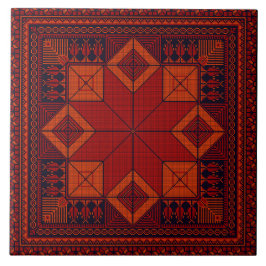 Traditionelle Palästina Stickerei täreez Muster Fliese