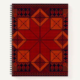 Traditionelle Palästina Stickerei täreez Muster Notizbuch