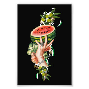 Traditionelle palästinensische Elemente auf der Ka Fotodruck