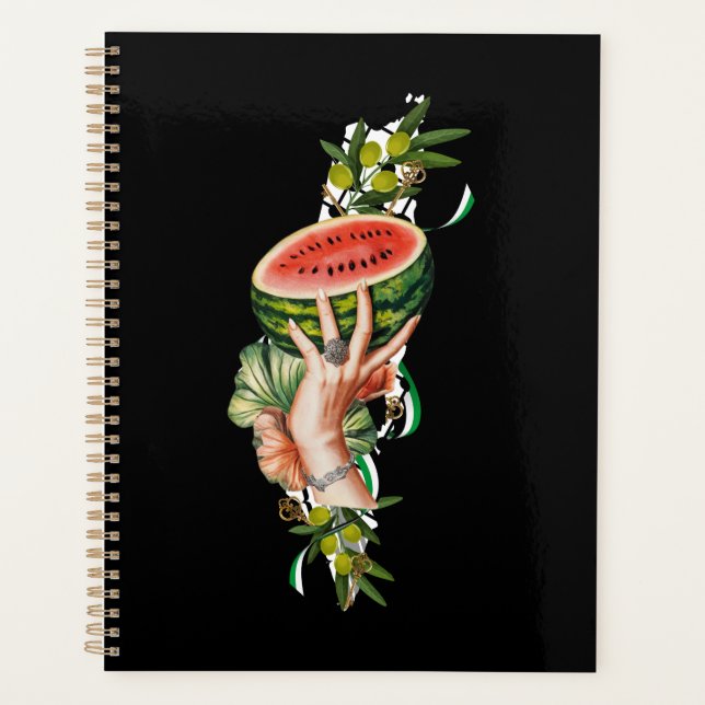 Traditionelle palästinensische Elemente auf der Ka Planer (Vorderseite)