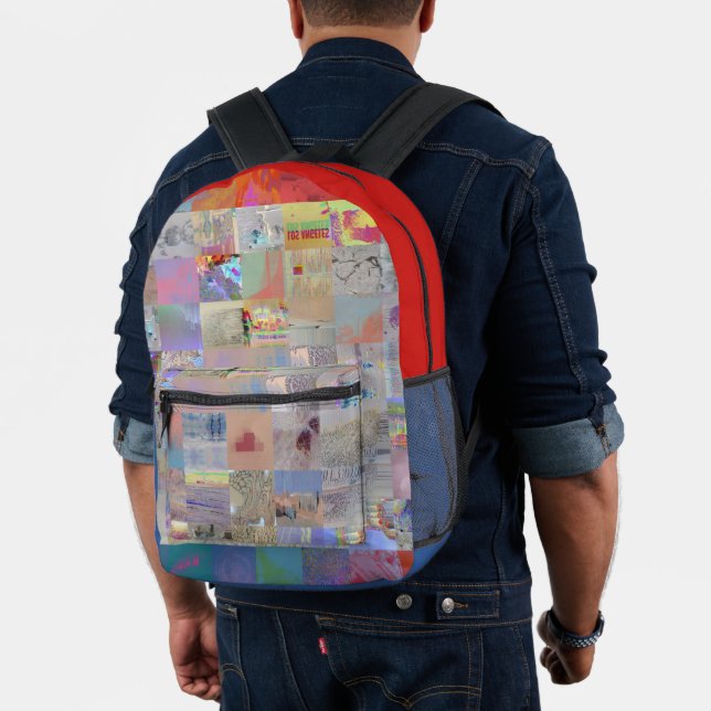Traditionelle Patchwork Geometrische Muster Tasche (Insitu (Modell))