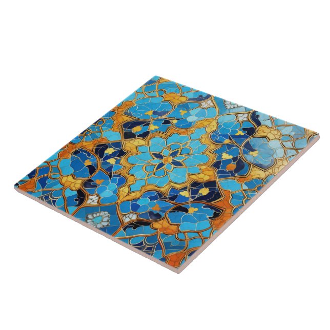 Traditionelle persische Kunst im Zierstil 7 Fliese (Seite)