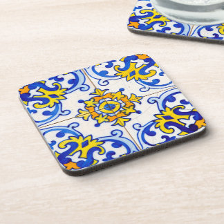 Traditionelle portugiesische Azulejo-Fliese Untersetzer