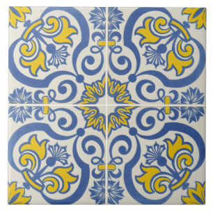 Traditionelle portugiesische glasierte  fliese