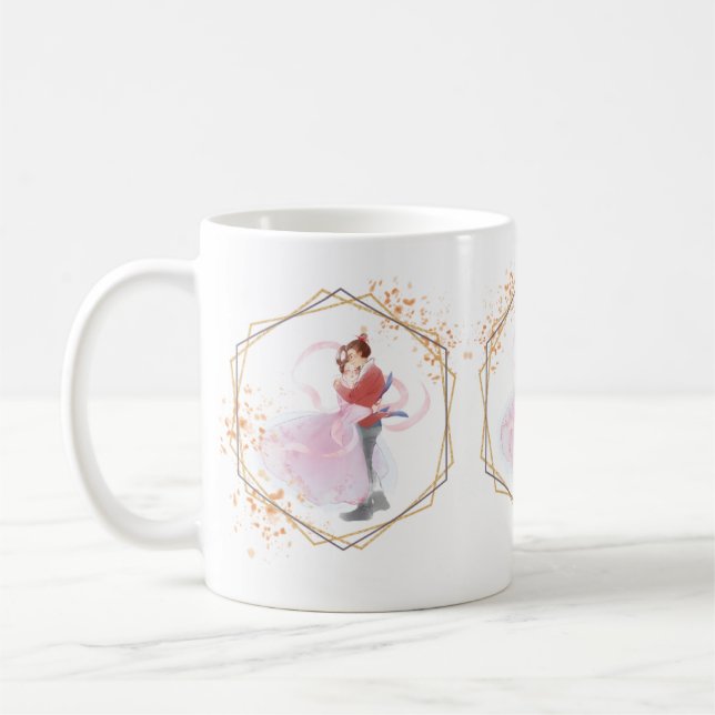 Traditionelle Romantik Kaffeetasse (Links)