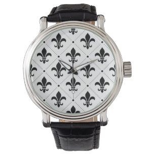 Traditionelle Royal Lily Muster Watch Armbanduhr