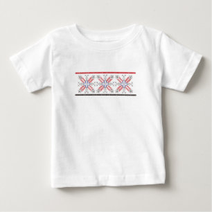 Traditionelle rumänische Volkskunstmotive Rumäni Baby T-shirt