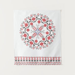 Traditionelle rumänische Volkskunstmotive Rumänien Wandteppich