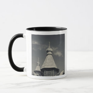 Traditionelle russisch-orthodoxe Holzkirche Tasse