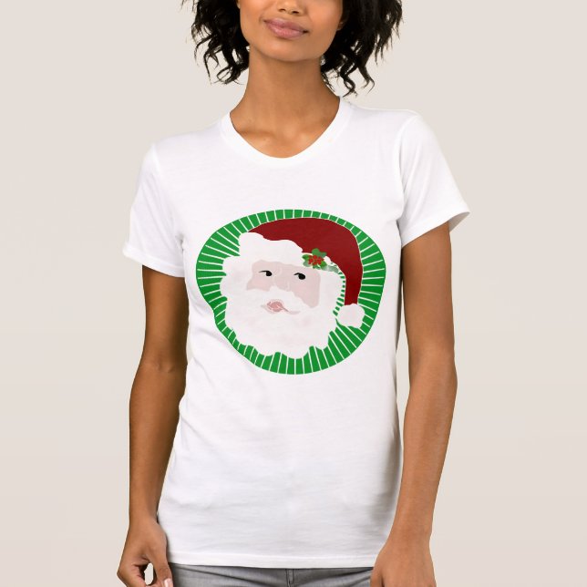 Traditionelle Santa Claus T - Shirt und Geschenke (Vorderseite)