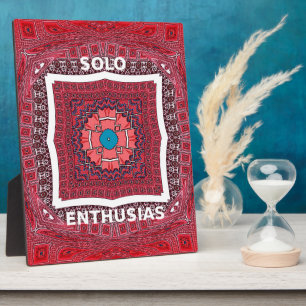 Traditionelle Sindhi Kultur Ajrak Muster Kunst Dru Fotoplatte