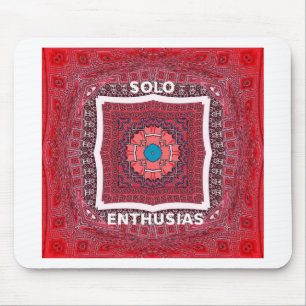 Traditionelle Sindhi Kultur Ajrak Muster Kunst Dru Mousepad