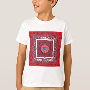 Traditionelle Sindhi-Kultur Ajrak-Muster-Kunststof T-Shirt