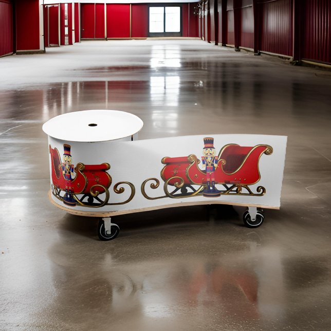Traditionelle Sleigh Nutcracker Weihnachten Satinband (Von Creator hochgeladen)