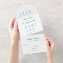 Traditionelle Smaragdgrüne feierliche Hochzeit