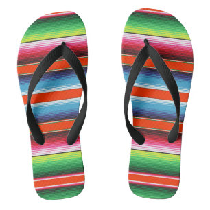 Traditionelle Spanisch Serape Flip Flops