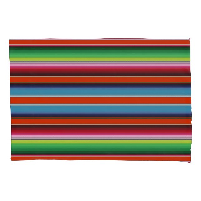 Traditionelle Spanisch Serape Kissenbezug (Vorderseite)