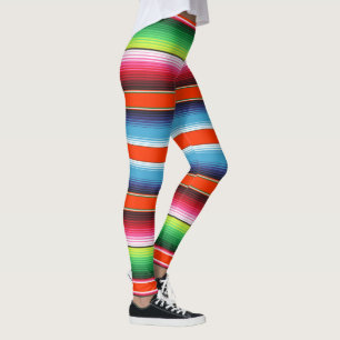 Traditionelle Spanisch Serape Leggings