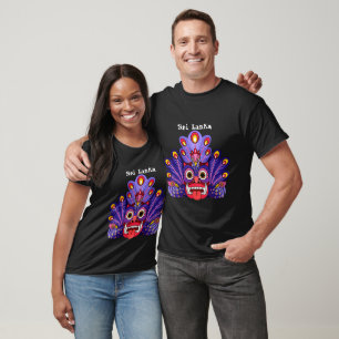 Traditionelle sri-lankische Teufelsmaske  T-Shirt