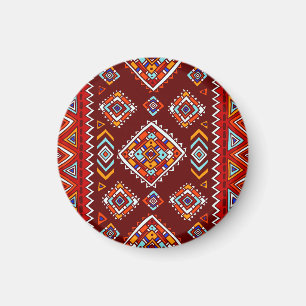 Traditionelle Stammesstruktur, ethnische nahtlose Magnet
