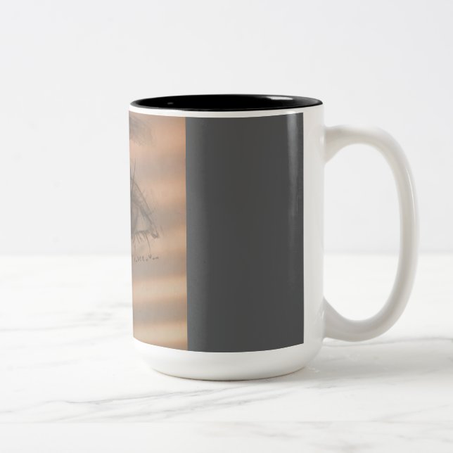 Traditionelle Techniken verbinden moderne Kreativi Zweifarbige Tasse (Rechts)