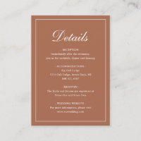 Traditionelle Terracotta Elegante Hochzeit