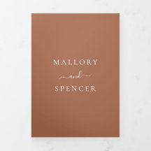 Traditionelle Terracotta Elegante Hochzeit