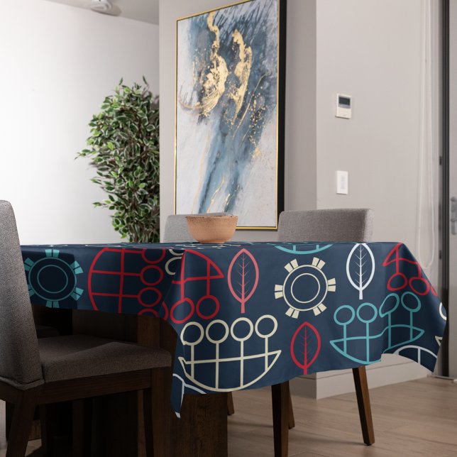 Traditionelle Tribal-Musterkunst Tischdecke (Table cloth)