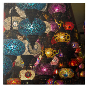 Traditionelle türkische Lampen Fliese