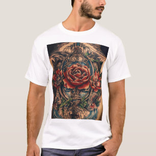Traditionelle und neo-traditionelle Tattoo-Designs T-Shirt