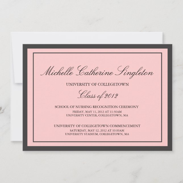 Traditionelle Veranstaltungen des formalen Abschlu Ankündigung (Vorderseite)