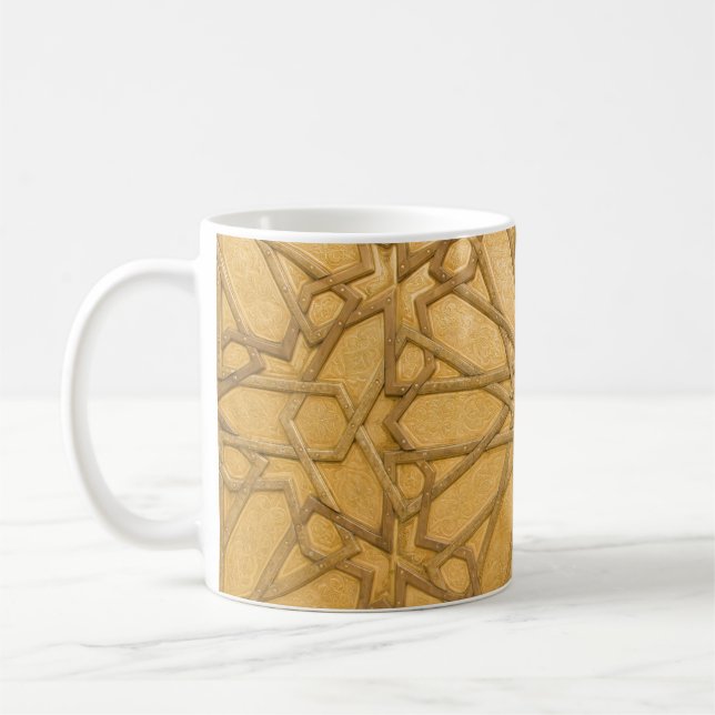 Traditionelle Vintage Türdetails, Marokko Kaffeetasse (Links)